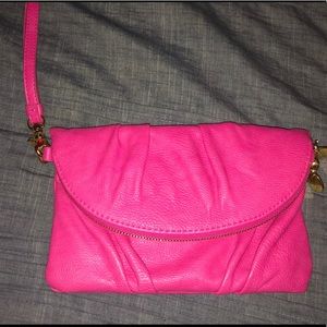 Hot pink wristlet